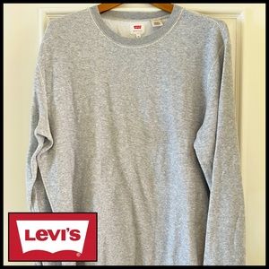 Levi’s Heather Grey Soft Cotton Crewneck Men’s XL.